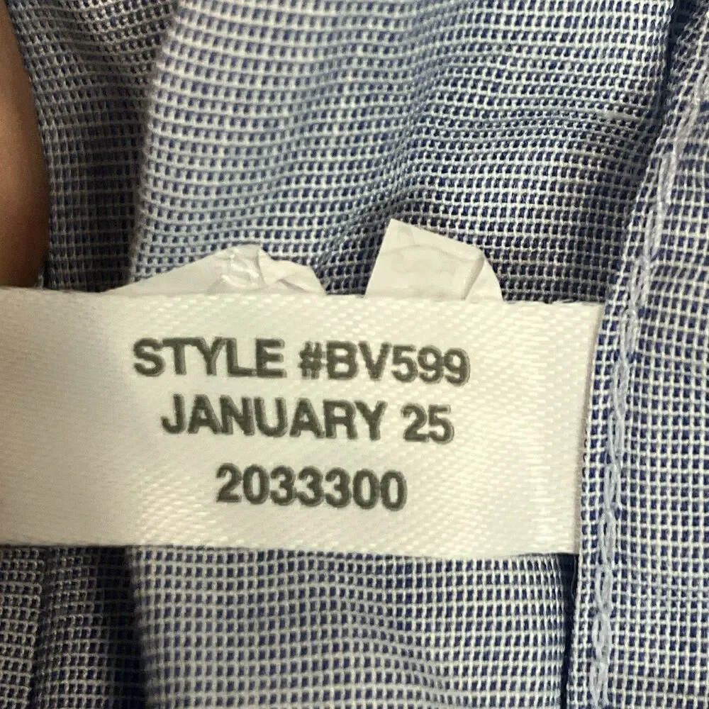 J Crew Boxer Underwear Mens L Blue Cotton Woven Elastic‎ Waist Lightweight BV599